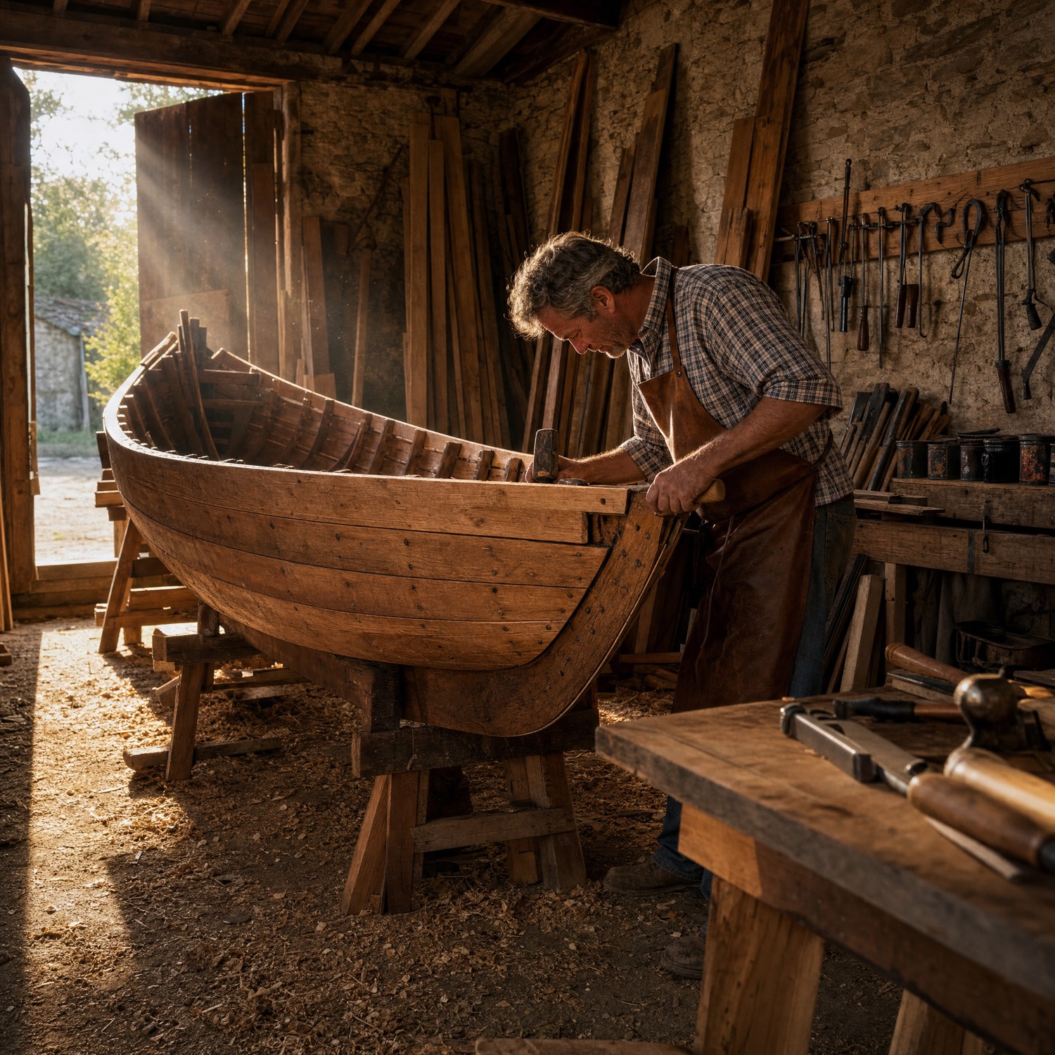 L'atelier de restauration navale de l'antenne de Blaye